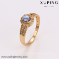 14767 Fine jewelry royal ring ladies 18k copper alloy diamond finger ring